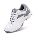 FitVille Mens Tennis Shoes Professional Training Sneakers Wear Resistant Anti-Slip Sweat Absorbent for Swollen Feet Arch Support