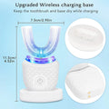 New Rechargeable Smart U-Shape Soft Ultrasonic Waterproof Wireless Toothbrush Set Travel Electric Toothbrush