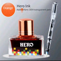 Hero 12 Colors Non-Carbon Ink 40ml Waterproof Quick Dry Fountain Pen Calligraphy Drawing Ink