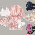 European and American Sexy Women's Pajamas Four-piece | SAMAG