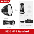 Ambitful 22CM 30CM Octagonal Softbox Mini Bowens Mount Quick Release Honeycomb Grid Softbox for Godox Yongnuo Ulanzi Nanlite