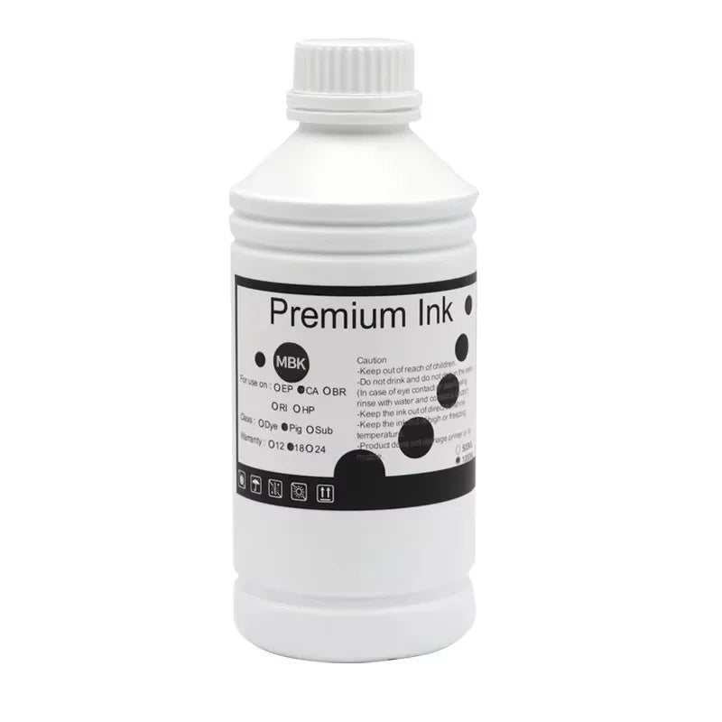 500ML PFI-120 Pigment Ink for Canon TM-200 TM-205 TM-300 TM-305 TM-5300 TM-5305 TM-5200 TM-5205 Printer Filling Ink MBK C M Y BK