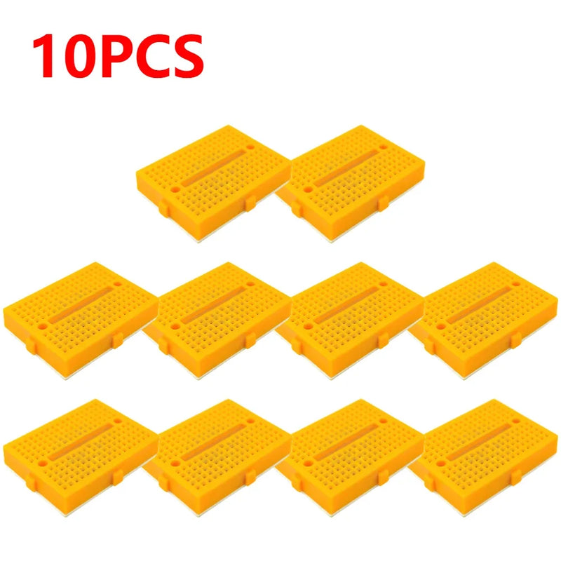 1-10PCS SYB-170 Mini Solderless Prototype Breadboard 170 Holes Breadboard Prototype Board 35x47mm for Small DIY Kits