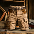 Cargo Knee Shorts Men Sports Casual Bermuda Plus Size | SAMAG