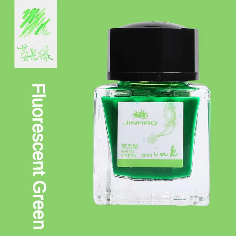 Jinhao Fountain Pen Chinese ink 30ml Color Glass Bottled Ink Writing Drawing ink Cartridge Office School Supplies Stationery