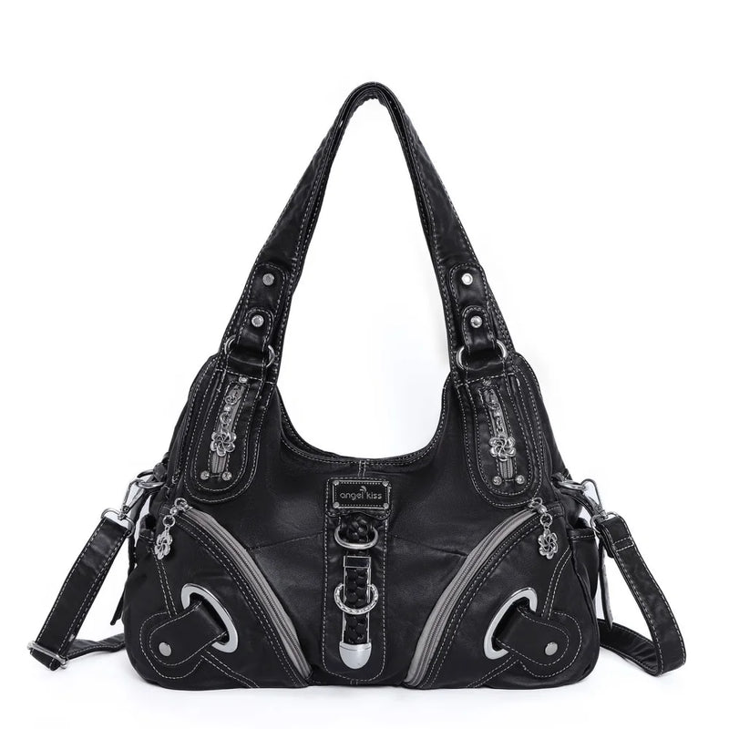 Vintage Women Handbags Shoulder Bag Top-handle Handbag Fashion Vintage Dumpling Pack Shoulder Bag Tote Bag Hobos Large Purse