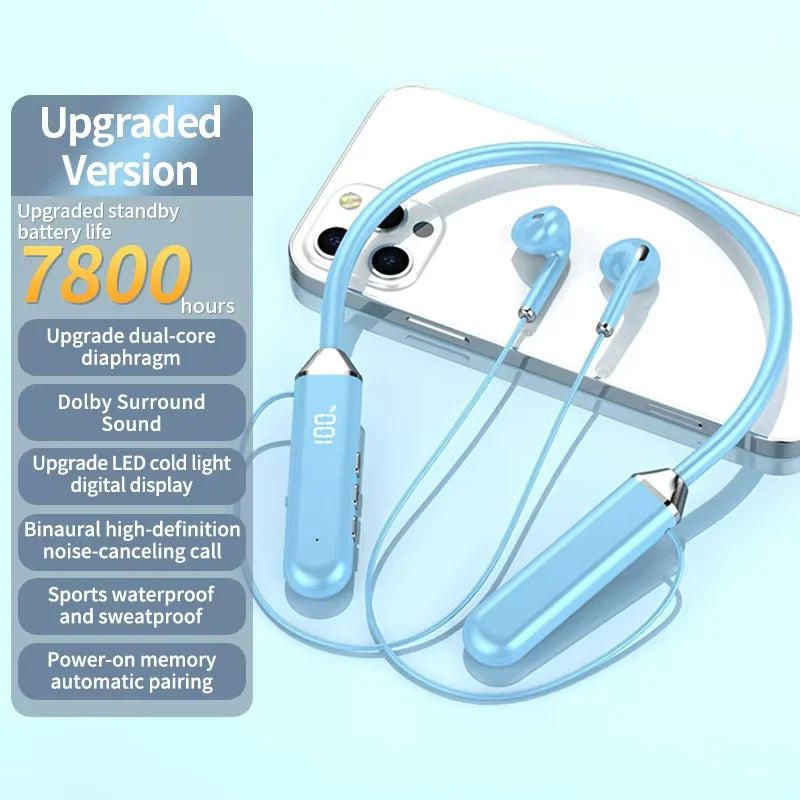 New Sport Wireless Headphone Neckband Earphone audífonos bluetooth inalámbrico freeshippings items ear buds for xiaomi huawei