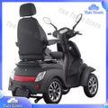 Heavy Duty Folding Walker with 4 Wheels Electric Mobility Scooter for Elderly and Disabled for Fast Transportation