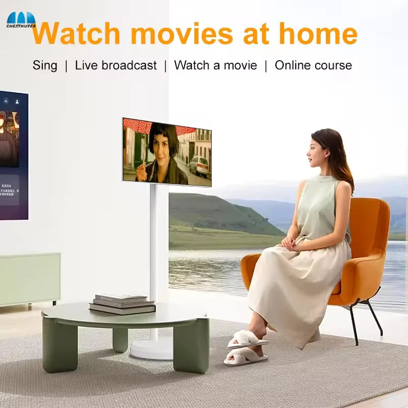 Popular Shenzhen 21.5 Inch Battery-power Android Lg Stand By Me Tv In-cell Touch Screen Gym Gaming Live Room Smart Tv