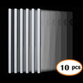 10 Pcs Plastic File Folder with Sliding Bar(10mm) Report Covers, Transparent Resume Presentation File Folders Organizer Binder