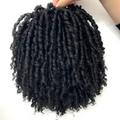Synthetic Dreadlock Braided Half Wig Black Brown Blonde Grey Soft Faux Locs Natural Style Cosplay Costume Party Daily Anime Wigs