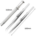 3 Pack Diamond Holder Pick Up Tool - Stainless Steel Tweezers with Claw and Stone Jewelry Grabber - Visuel 6 | SAMAG