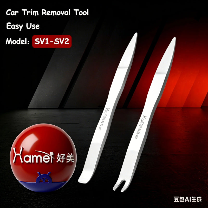 5MM Steel Pry Tool Car Panel Trim Removal Tool Auto Interior Door Clip Dashboard Disassembly Repair Tools