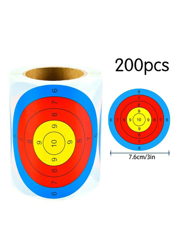 /Roll Archery Target Stickers 3inches Recurve Bow | SAMAG