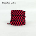 Black White Checkerboard Shoelaces Men Women Trend Personality Sneakers Sport Casual High Low Top Canvas Shoes Laces Dropship