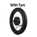72V 3000W Electric Fat Bike Kit Brushless Gearless Rear Cassette Hub Motor Wheel 20in26in Dropout 190mm for Ebike Conversion Kit