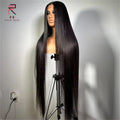36 Inch Glueless Wigs Human Hair 100% Vietnamese Hd Lace Human Hair Bone Straight Lace Front Human Hair Wig On Clearance Sale