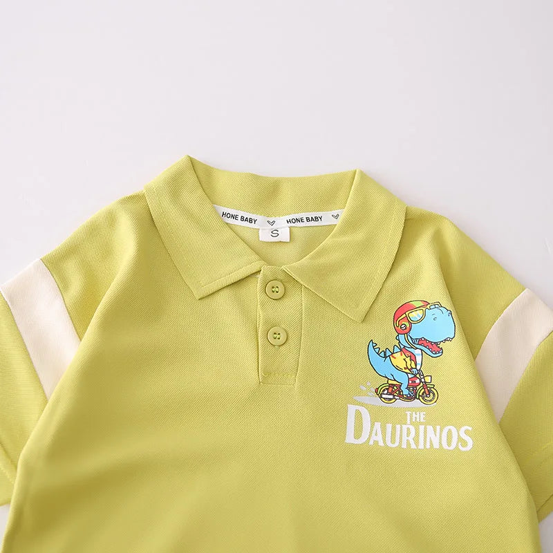 Kids Clothes Summer Children Boy Girls Cartoon Dinosaur T | SAMAG