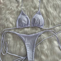 Shiny Sequin Diamond Bikini Women Swimwear Female | SAMAG