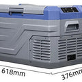 35L Car Fridge, 12V/24V Portable Refrigerator with APP Control, Compressor Cooler for RV/Truck/Camping, -20℃~20℃, Freezer