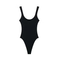 Women's Skinny Ribbed Bodysuits O Neck Straps Snap-Button Sexy Fashion Female Playsuits Comfortable Stretchy Clothing