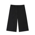 Women's Shorts New Summer Black Cropped Simple Casual | SAMAG