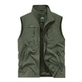 New autumn-winter fashion hooded jacket,men's outdoor stand-up collar functional multi-pocket waterproof and quick-drying jacket