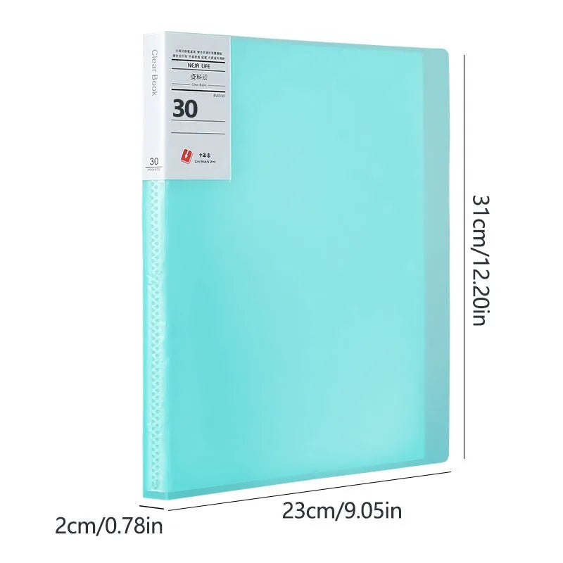 A4 Semi Transparent PP Brochure, Multiple Page Sizes To Choose From, Classified Insert Folder, Conference Document Organization,