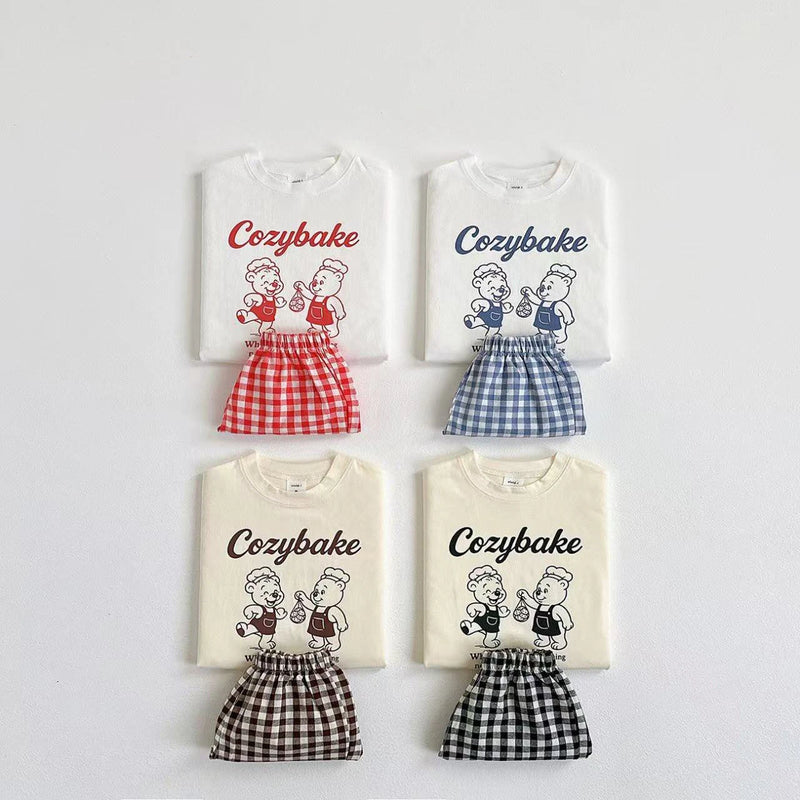 Summer Clothing Short Sleeve Suit Print Cartoon T - shirt - View 2 | SAMAG
