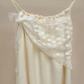 Lace Flower Elegant Temperament Lace Women Flower White Sweet Triangle Scarf Thin Breathable Ribbon Artistic Style Travel Photo