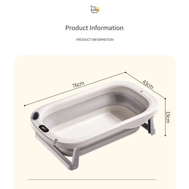 Temperature Sensitive Baby Shower Basin Foldable Portable - View 6 | SAMAG