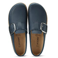 Comwarm Vegan Leather Women's Clogs With Arch Support Classic loafer-inspired Design Slides Cork Footbed Outdoor Mules For Women