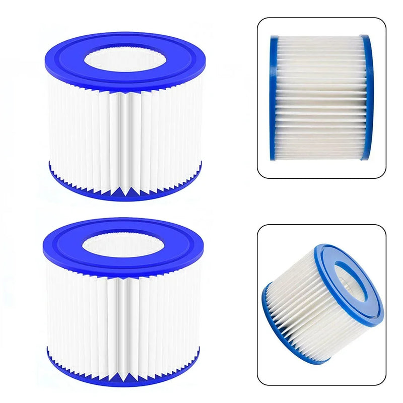 6pcs for Lay Z Lazy Hot Tub Spa Pool Miami Vegas Monaco Cartridge Filters VI Outdoor Garden Spas Pool Filters Cleaning Tool