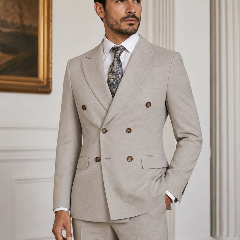 ST Cassy High Quality Elegant Man Suit 2 Piece Set Party Outfit Modern Wedding Dinner Suit for Men Stylish Business Office Suit