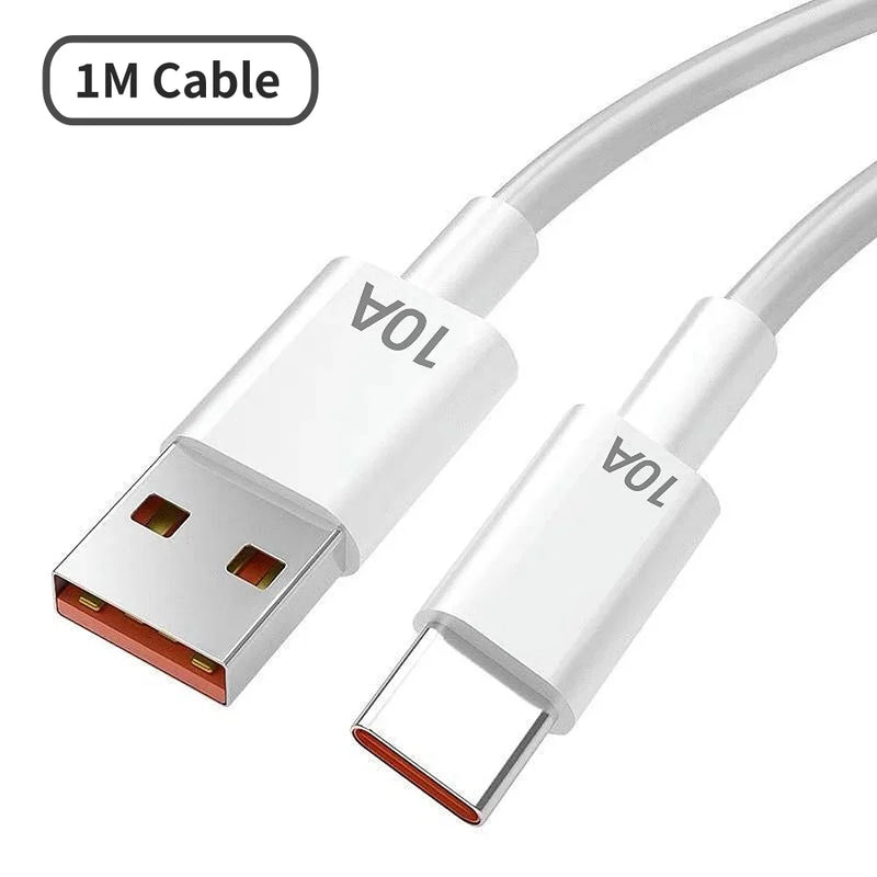 240W 5 in 1 GaN Desktop Charger Fast Charging Adapter 10A USB To TypeC Cable 3PD 2 USB Charger For IPhone Samsung Laptop