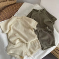 Summer 1 - 6Y Childrens Set Waffle - patterned T - shirt - View 3 | SAMAG