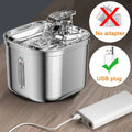 Stainless Steel Automatic Pet Water Dispenser Cat Drinking Fountain With Sensor Filter Cats Dog Ultra Quiet Pump Water Foutain