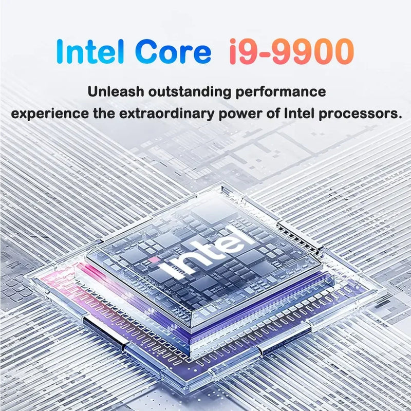 New 15.6' Ultra Slim Laptop Intel Core I9-9900 16GB RAM 1/2TB SSD Windows 11 Fingerprint Unlock Office Game Backlight Laptop