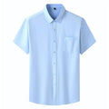 Men's Shirt Plus Size Summer Short Sleeves Tees Business | SAMAG