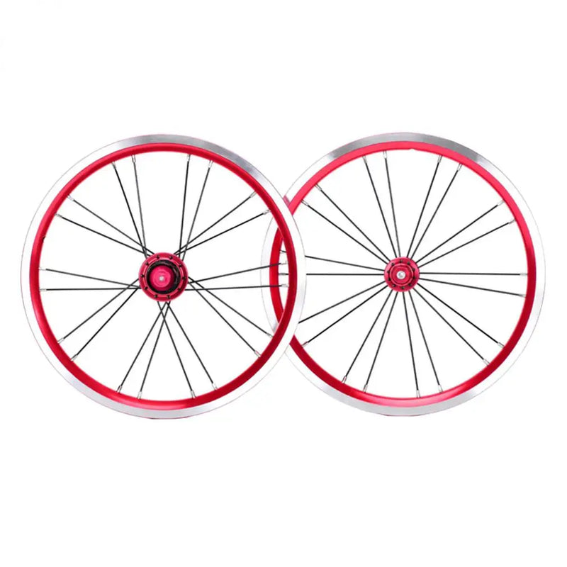 Litepro 16Inch  Folding Bicycle Wheelset Disc V Brake 74x130 100x135MM 20MM 11S 4Sealed Bearing Wheels Alloy Rims