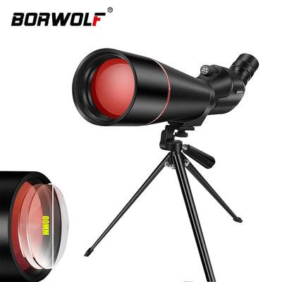 BORWOLF 25 - 75x80 Telescope Spotting Scope Powerful Zoom | SAMAG