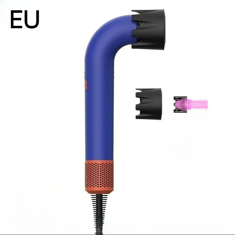 For EU 5-in-1 Leaf Free Hair Dryer, Lon Negative, Professional Hair Care, Quick Drying, 1400 watts, High Speed, Po
