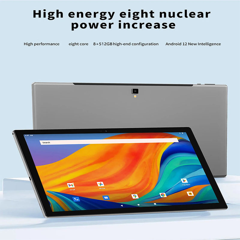 New 14 Inch Tablets Global Version Android 12 Octa Core 8GB RAM 512GB ROM 4G LTE Dual SIM 5G Dual WiFi GPS Tablet PC 10000mAh