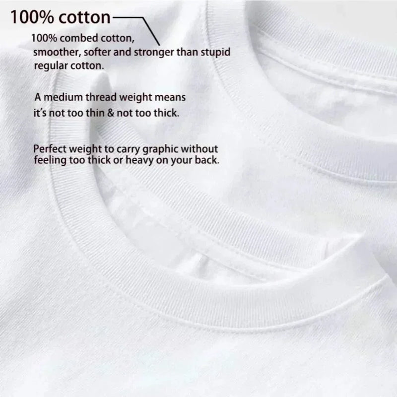 Streetwear Oversized Top Y2K Unisex New Trend Print Cotton Round Neck Short Sleeve Fashion Casual Loose T Shirts Fashion Tops