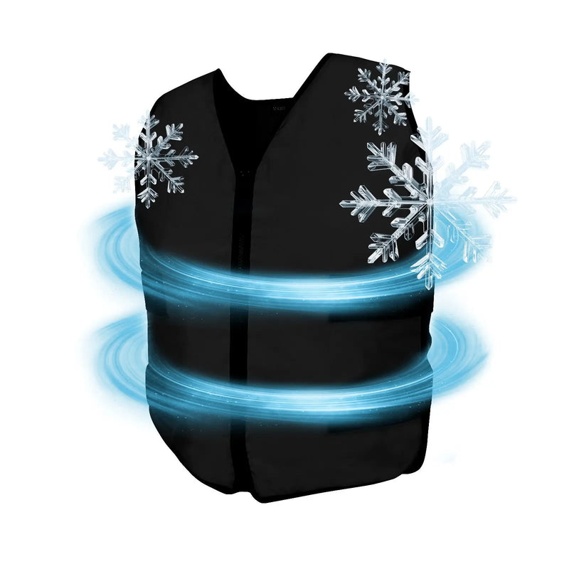 Cooling Vest Ice Pack Adjustable Weight Heat Relief Outdoor Sports Running High Temp Work Lightweight Comfort Portable Practical