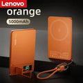 Lenovo 500000mAh Magnetic Power Bank Wireless Super Fast Charging External Battery for Magsafe Powerbank for iPhone 17/16/15/14