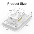 Tuya Zigbee Smart Wall Switch With Neutral Wire Optional Push Button Physical Light Switch Voice Control Google Home Alexa