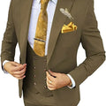 Elegant Male Suit 3 Pieces Blazer Vest And Pants Set Peak Lapel Tuxedo Suits For Men Ceremony Wedding Dresses Business Prom