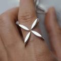 VENTFILLE 925 Sterling Silver Bow Tie Open Finger Ring For Women Gift Cute Design Fashion Jewelry Gift Wholesale