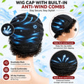 Afro Kinky Curly Wigs Short Pixie Cut Wigs Human Hair for Men Bazilian Remy Hair Machine Made Cap for Daily Wear,Date Use Wig
